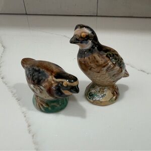Rosemeade Quail Salt and Pepper Shakers